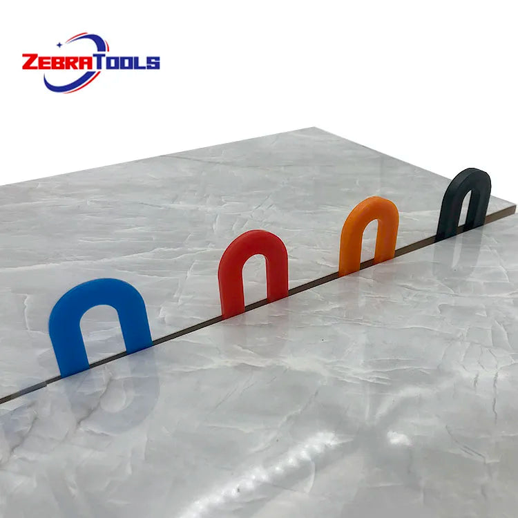 Zebra Tile Horseshoe Shim U-Shaped Plastic Tile Spacer Quality Horseshoe Shims with Free Sample Win Accessory