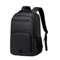 BJIAX Large Capacity PU Leather Computer Bag 15.6 17.3inch Leisure Unisex Waterproof Travel Laptop Backpack USB Canvas Oxford