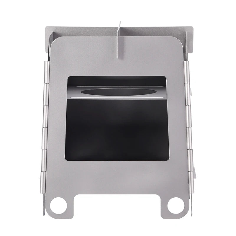 Titanium Outdoor Camping Cookware Wood Burning Stove Multi-Fuel BBQ Stove for Hiking & Camping