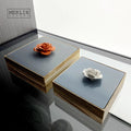 Merlin Large Wood Grain Stash Living Room Accessories Nordic Wooden Storage Box Lid Rose Flower Decoration Box for Home Decor