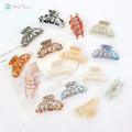 Hot Sale Women Cellulose Acetate Hair Claw Middle Size Colorful Hair Claw Clips