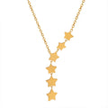 Hot Selling Stainless Steel Long Star Pendant Fashion Jewelry Necklaces for Women