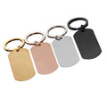 Metal Label Nameplate Blank Metal Tags Engraving Brass Anodized Aluminum Stainless Steel Nameplate