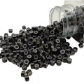 Silicone Micro Ring Beads Links 4.5mm Hair Extensions Stick Tip Metal Loop Hair Packaged in Bag