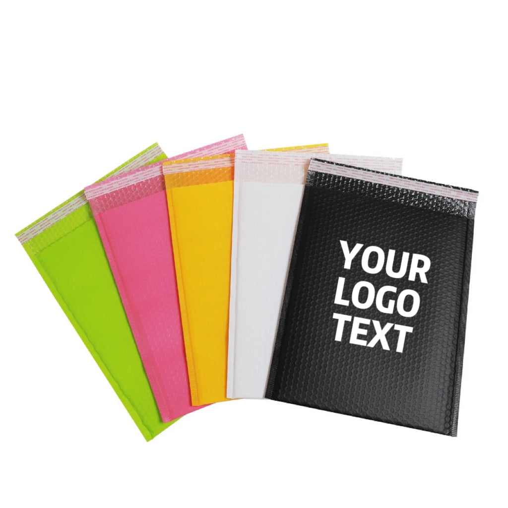 OEM Black pink Bubble Mailer Strong Adhesive Packing Mailing Tear Proof Customize Shipping Envelope Bag with Bubble Package Wrap