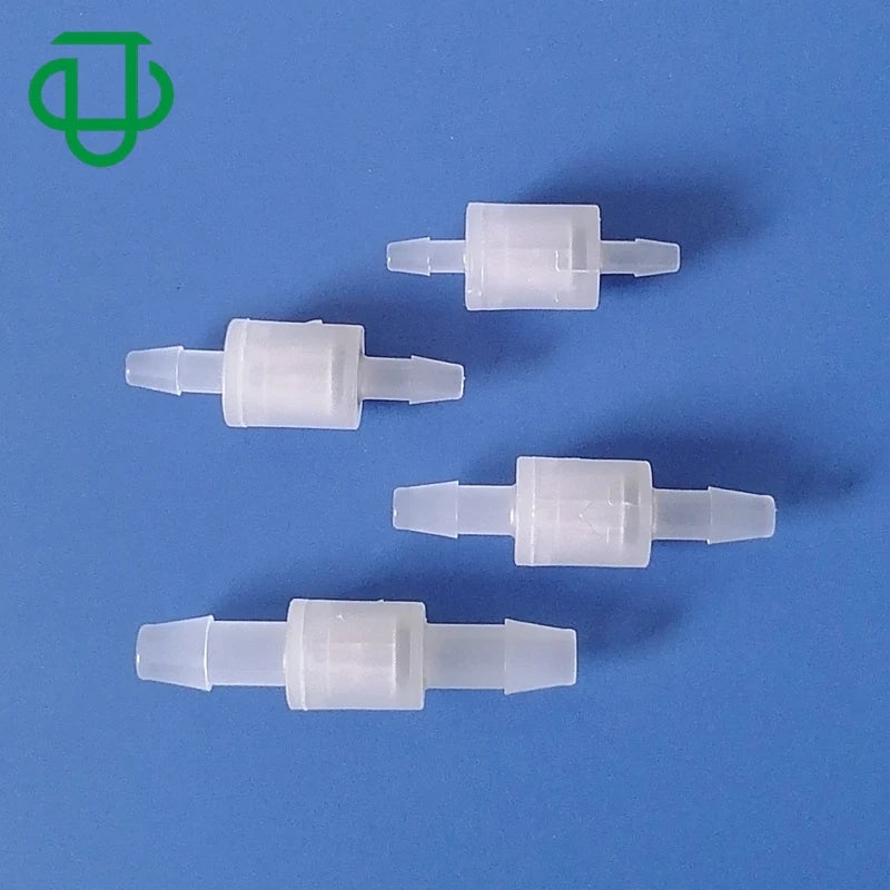 JU Biomedical 3/16" 4.8mm Ball Spring One Way Valve Plastic Pressure Relief Valve Non Return Check Valve