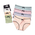 KK001 Threaded Women's Hipster Underwear Sexy Mid-Rise Comfortable Breathable Anti-Bacterial Eco-Friendly Modal/Cotton for Women