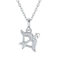 HanYu Jewelry Sagittarius Zodiac Sign Necklace Wholesale 925 Sterling Silver Moissanite Diamond Pendant