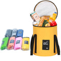 20L Portable Storage Folding Water Container Outdoor Travelling Camping Hiking Fishing Gardening Fishing Luxury Round Ice Bucket