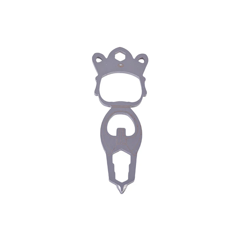 Monk Tang EDC Tool Card-Stainless Steel Multitool with Bottle Opener & Wrench Pocket Keychain Customized Logo