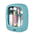 Wall Mounted Perforated Free Bathroom Jewelry Storage Boxes Hanging Cosmetic Organizer Dustproof Waterproof Rack