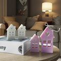 House Aromatherapy Candle Silicone Mold DIY Drop Glue Ornaments Gypsum Cement Love House Candle Mold
