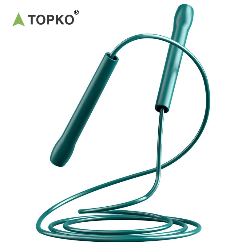TOPKO Stocked PVC Racing Jump Rope for Student Specific Training Weight Loss Jump Rope