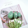 Huiying Nature Labradorite Stone Kegel Eggs Yoni Eggs Jade Eggs Set Stone Crafts