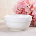Customized Logo Japanese Porcelain Ramen and Salad Bowls Modern White 6 Inch Hotel Restaurant Banquet New Year's Celebration