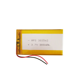 Lipo NMC Pouch Cell 3.7V 850mAh Rechargeable Li-Polymer Battery 383562 Lithium Ion Battery for Various Devices