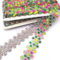 2025 Carnival DIY Decorative Flatback Resin Rhinestone Appliques Plastic Trimming With Glue on Technique for Costumes