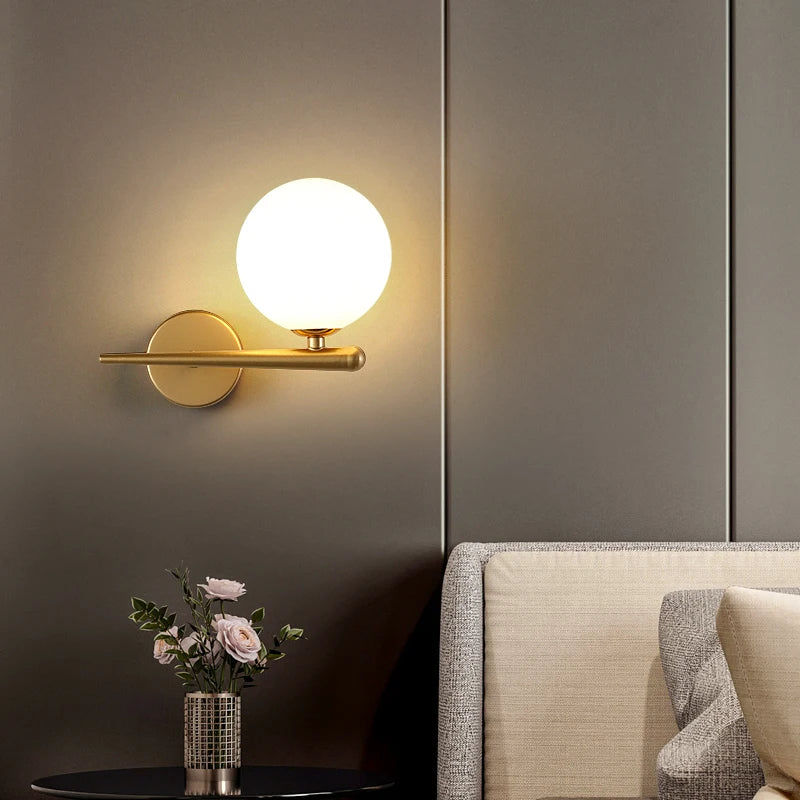 New Bedside Wall Lamp Luxury Creative Design Wall Sconces Modern Minimalist Living Room Bedroom Background Wall Light