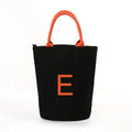 OEM logo Round Bottom Eco Canvas Bucket Bag  Advertising Hard Handle Reusable Shopping Bag