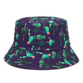 Printed Tropical Reversible Bucket Hat Cheap
