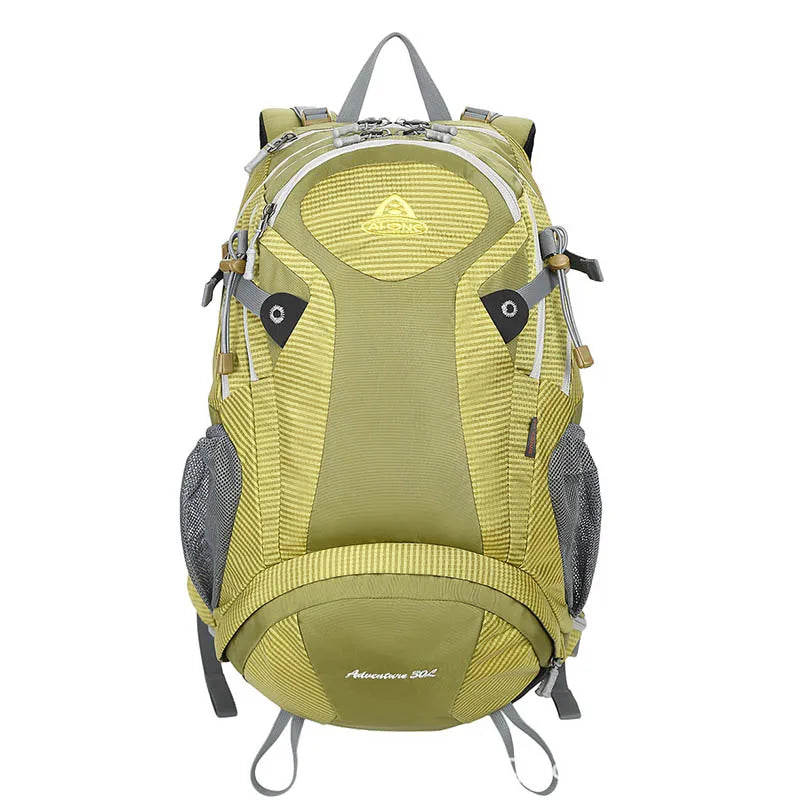 Camping Backpack Hiking Yellow 30L Vintage Tear Resistant Hiking Backpack for Women