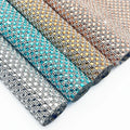24X40cm Hotfix Glass Crystal Diamond Rhinestones Sheet Loose Shining Rhinestones Sticker for Cup Crafts