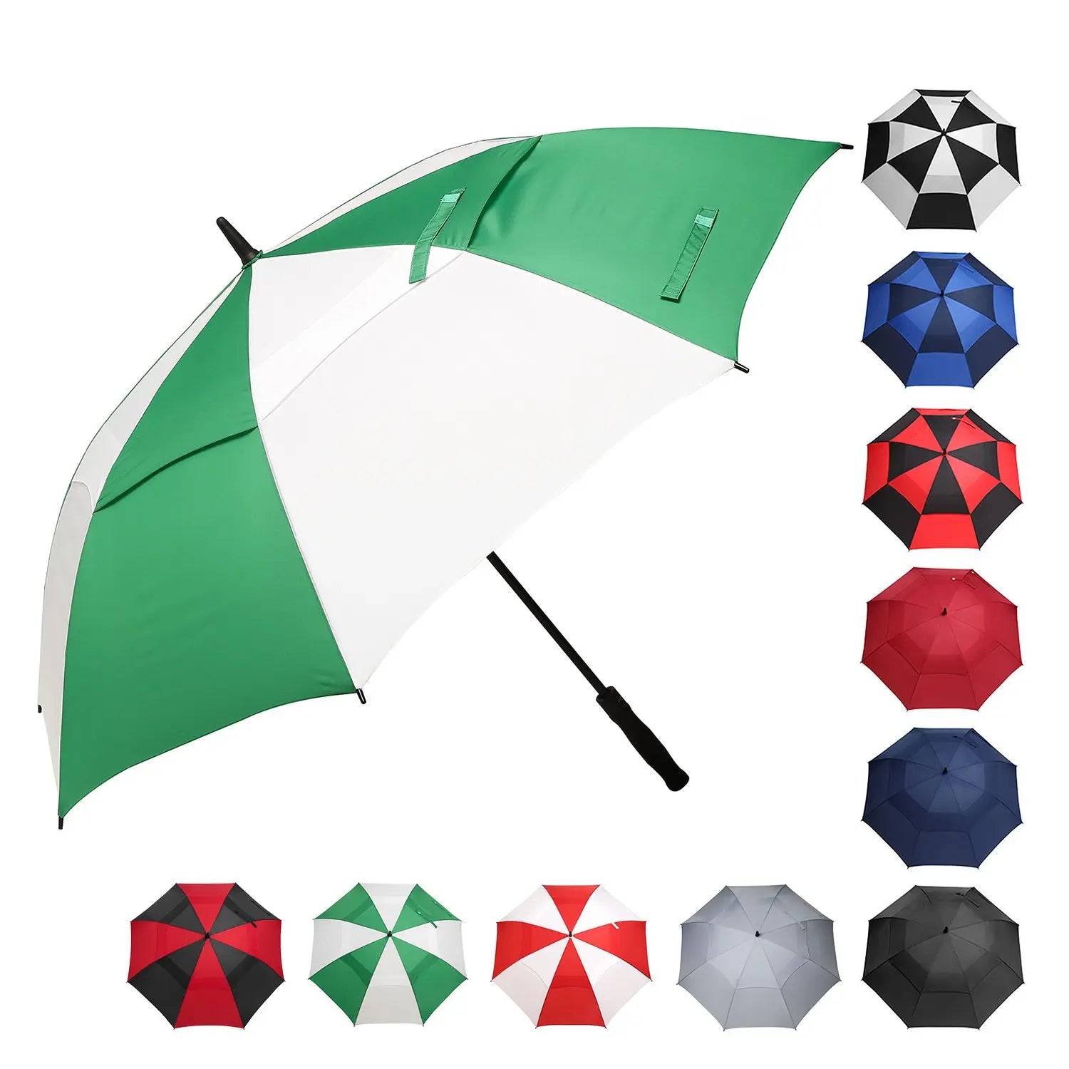 Wholesale Fashion Windproof and UV protection Promotion for Adult Business 30/32/34/36 Inch Custom logo Golf Umbrella