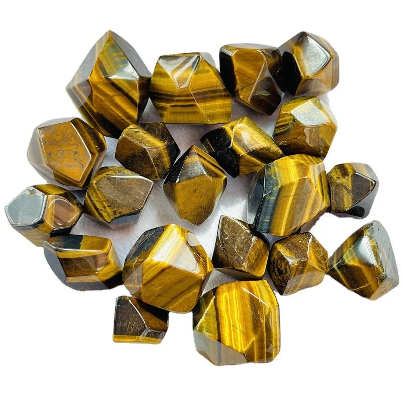 Wholesale Crystals Healing Palm Stones Yellow Tiger Eye Freeforms For Decoration