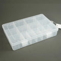 Selco 210*135*40mm Double Sided Transparent Plastic Storage Lure Fishing Tackle Box