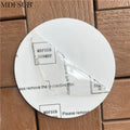 MDFSUB DIY Printing 4mm Thick Round Shape Sublimation Blank Mdf coaster 95x95mm Circle Sublimation Mdf coaster with Cork Back