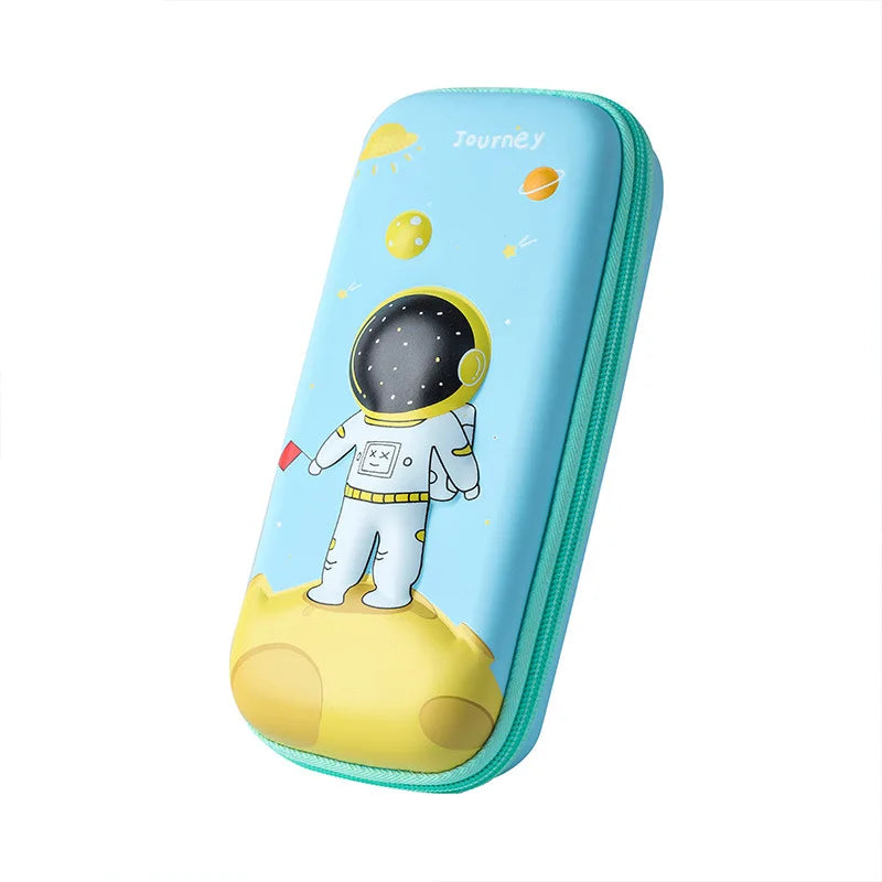 New3DThree-dimensional Children's Stationery Box Primary and Secondary School Students Double Layer Pencil Box Large Capacity