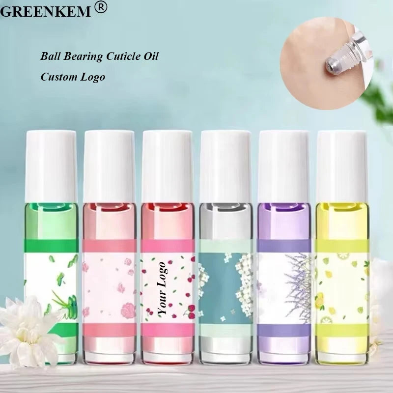 New Fruit Flavor Ball Nail Cuticle Oil Anti Finger Edge Peeling Protection Nail Cuticle Oil Bead Running Nail Nutrition Oil