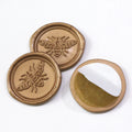 Top Sale Arabic Bee Pattern Glue Wax Sealing Stickers and True Sealing Wax Seals with Self Adhesive Wax Labels