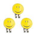 Smile Face Golf Ball Marker Hat Clip Custom Golf Ball Markers Golf Divot Tool Bulk Metal Iron Promotional Gifts Metal Plated 14g