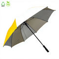 Ovida Commercial Auto Open Vented Oem RPET Design Golf Umbrella Custom Logo Double Layer Windproof Waterproof Umbrella with logo
