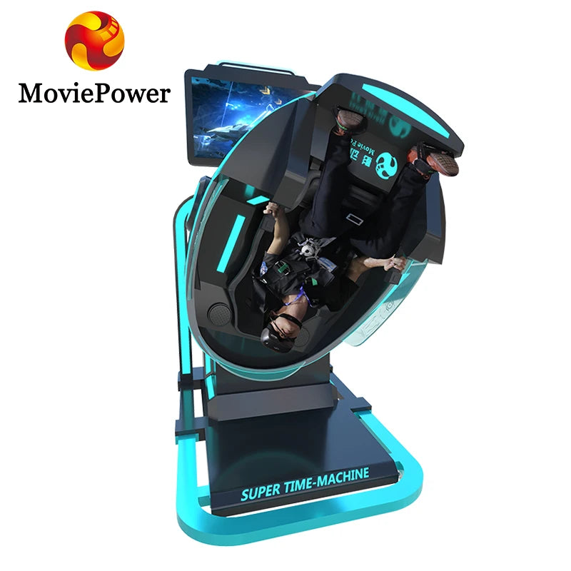 Indoor Roller Coaster Simulator 9D VR Flight Simulator Metal Cinema VR/AR/MR Equipment Game Machine for Adventure Park Playhouse