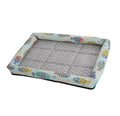 Stylish Cooling Dog Crate Bed Mat Hot Sale Ice Silk Fabric for Pet Comfort for Dog Sleeping