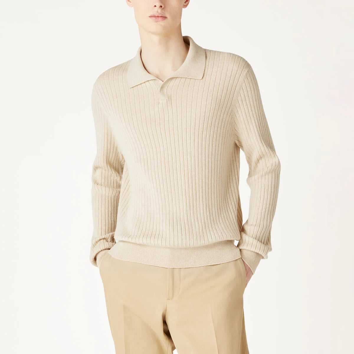Long Sleeve Male Pullover Knitted Shirt Jumpers Manufacturers Custom Men V Neck Vintage Wool Cashmere Crop Knit Knitwear Sweater