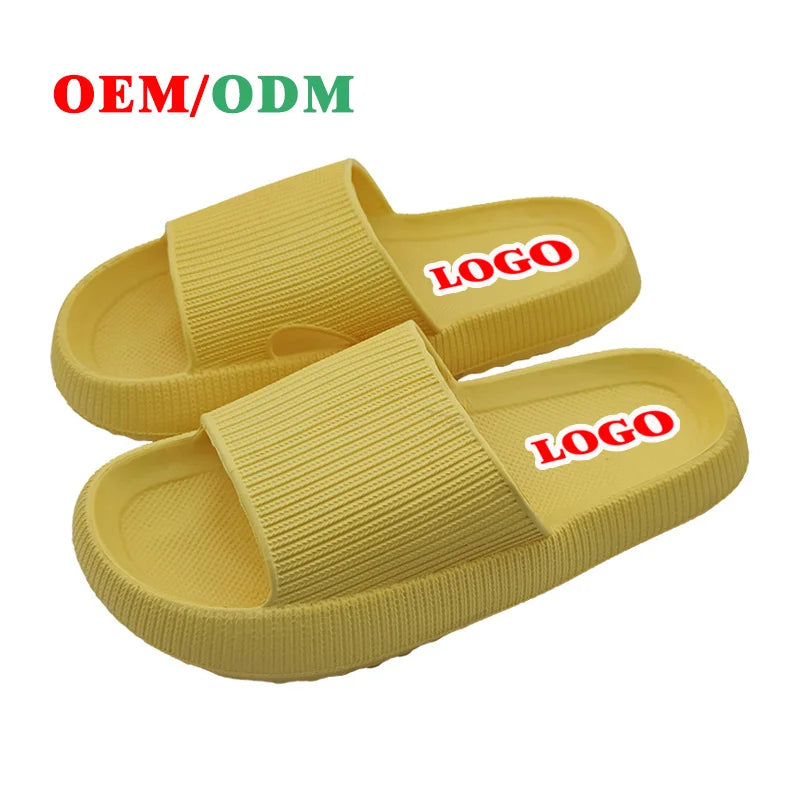 OEM Beach Summer EVA Slides Unisex Outdoor Shoes EVA Sole Custom Upper Personalized Design House Terlik Slippers
