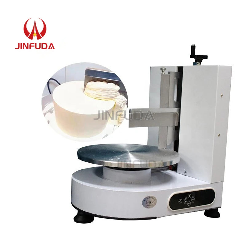 Automatic 4-18inches Cake Plastering Cream Coating Filling Frosting  Making Spreading Machine Cake Icing Decorating Machine