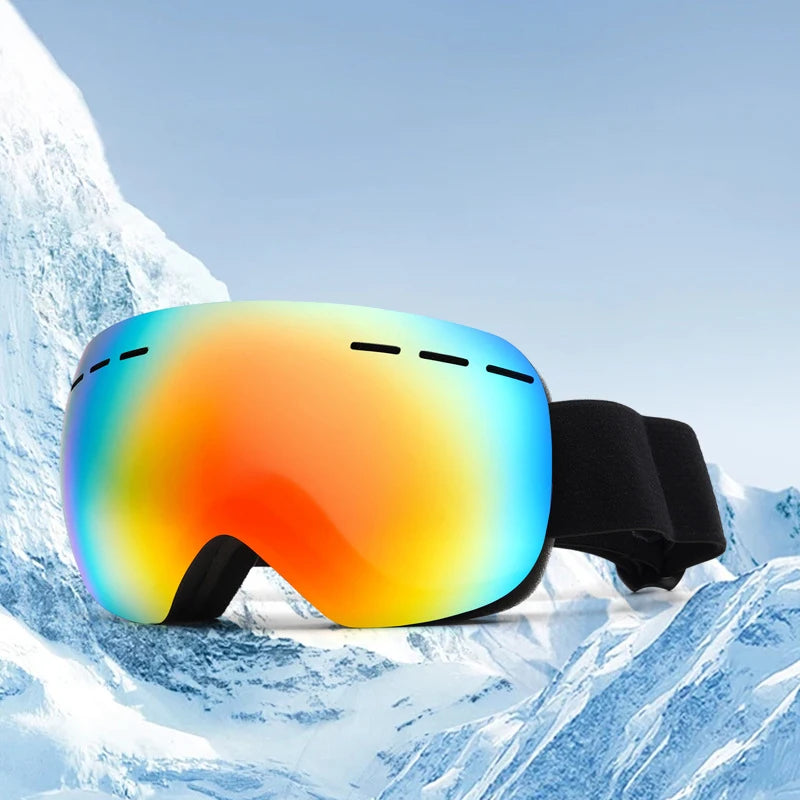 Professional Double Layers Lens Anti-Fog Snow Sunglasses Adults Windproof Ski Glasses Snowboard Eyewear Winter Ski Goggles