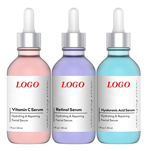 AiXin Customizable Hyaluronic Acid for Serum Vitamin C Face Whitening Serum for Skin Brightening Private Label Skin Care