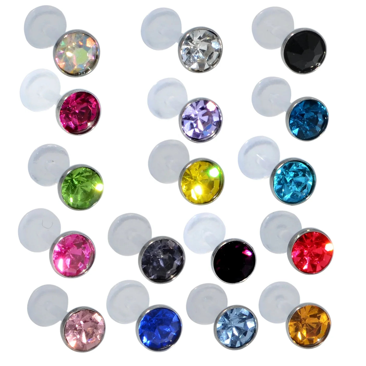 Unisex Flexible Bioplast Labret Stud Fashionable Lip Piercing Ring for Ear Cartilage Helix-for Wedding Engagement-Wholesale Body