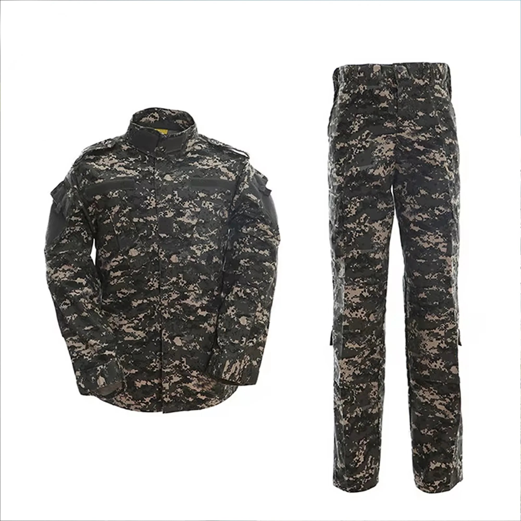 Roewe Custom Logo 2 Piece Set Hunting Uniform ACU Camouflage Clothing for Men