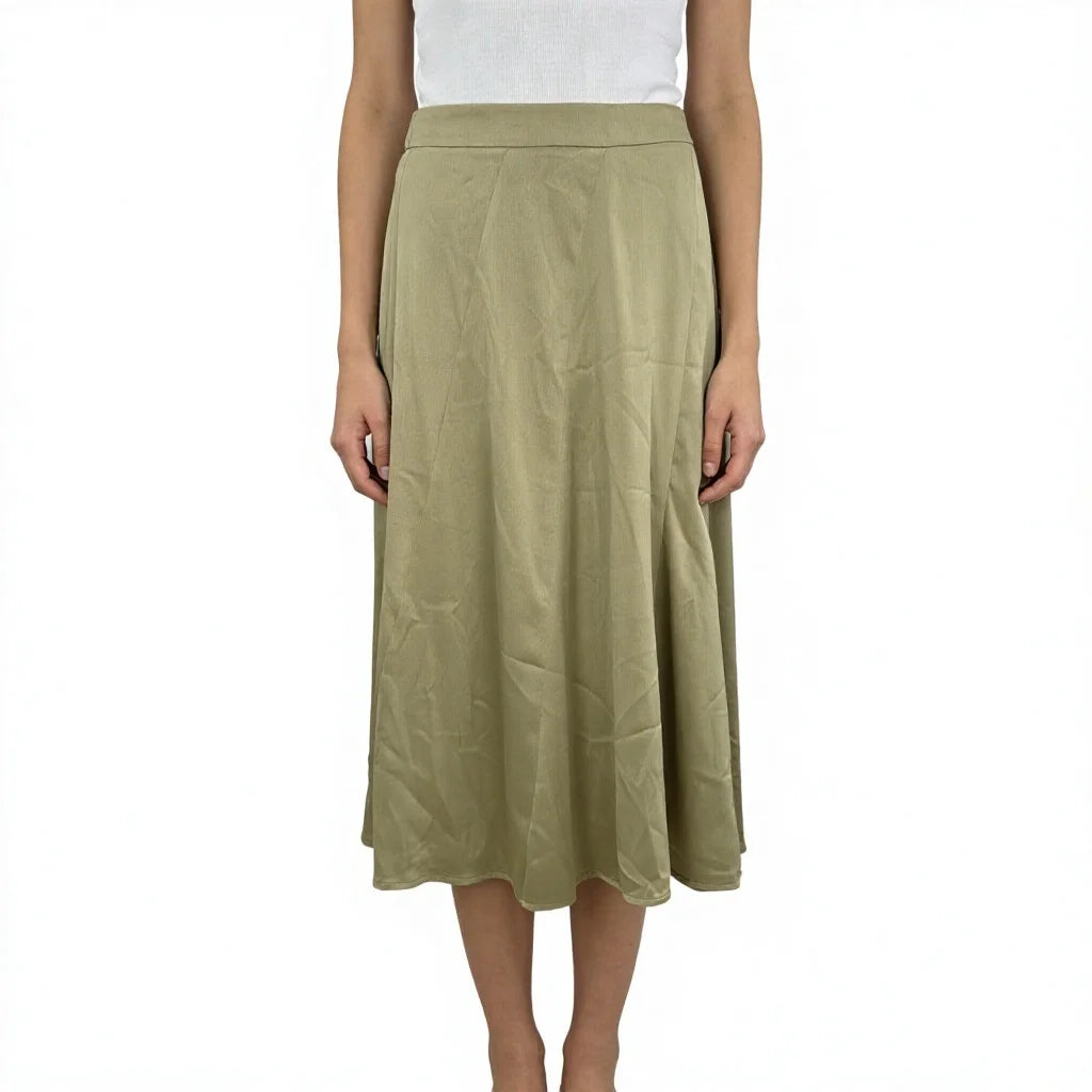 Elegant Formal Office Working Skirts for Ladies Skirt Solid Women's Long Skirt