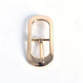Manufacturer 15mm Oval Rectangle Single Prong Belt Buckle Center Bar Buckles for Craft Accessories