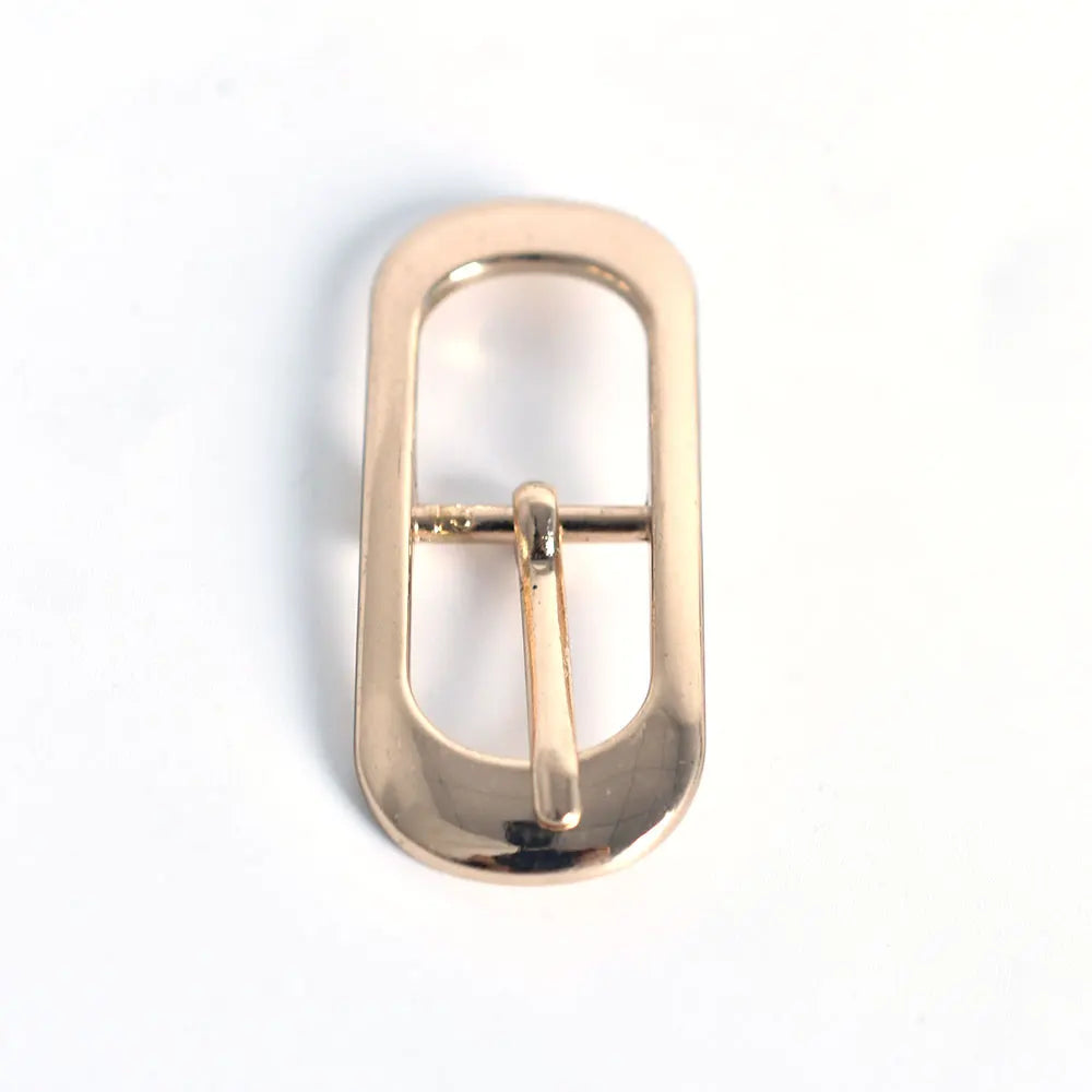 Manufacturer 15mm Oval Rectangle Single Prong Belt Buckle Center Bar Buckles for Craft Accessories