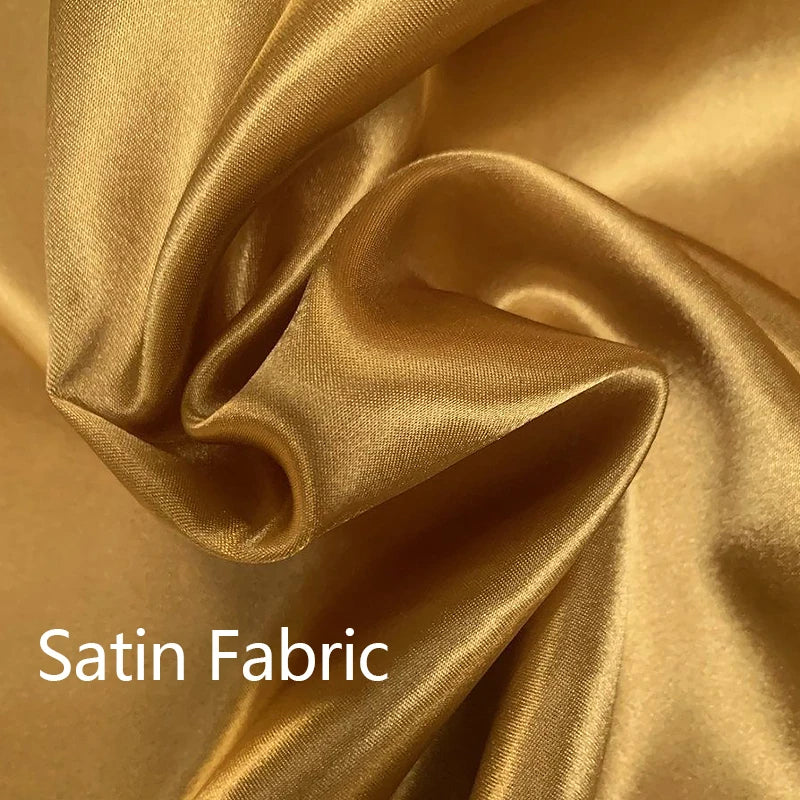 Quality Wholesale Satin Smooth Wedding Decoration Fabric Dress Fabric Free Sample Stretch Poly Satin Fabric MegaBDM
