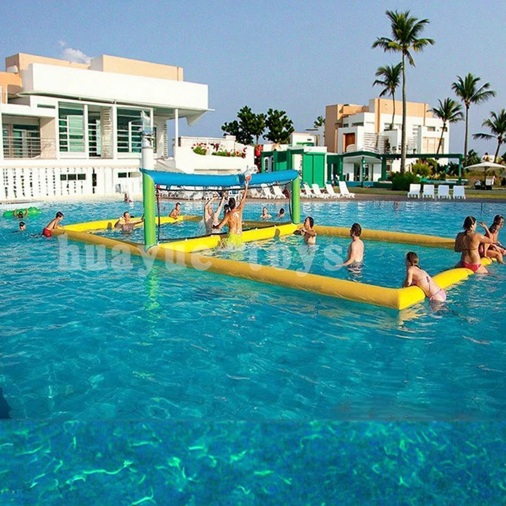 Inflatable Water Volleyball Court Outdoor Floating Inflatable Volleyball Field Inflatable Water Beach Volleyball Court Floating