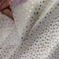 Christmas Metallic Gold Stars Pattern Tissue Wrapping Paper Golden Stars Design Gift Wrapping Packaging Tissue Paper